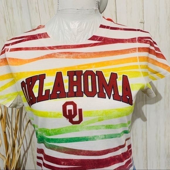 Qu Oklahoma University Football Tee Size Medium - Picture 3 of 7